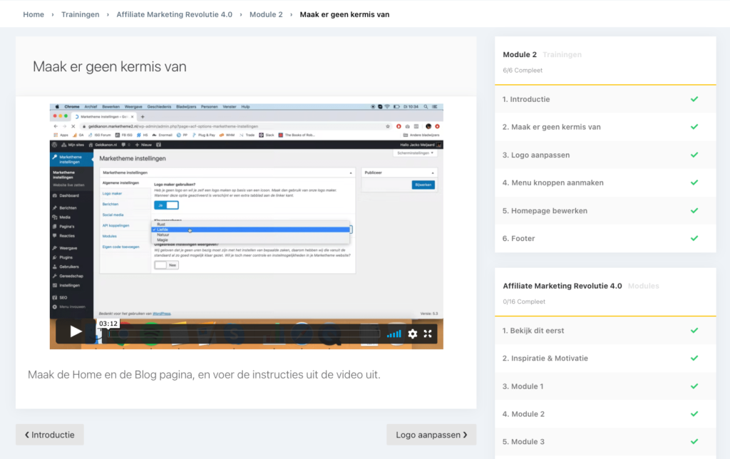 Module 2 Affiliate Marketing Revolutie
