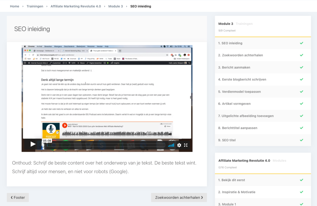 Module 3 Affiliate Marketing Revolutie
